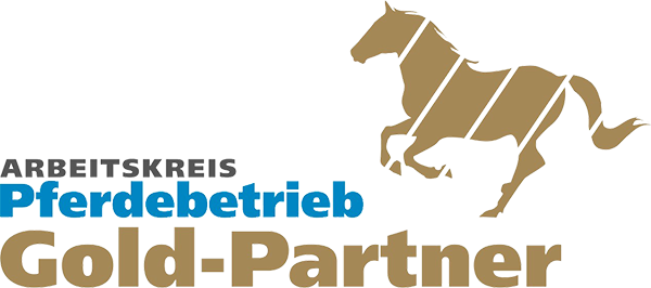 Logo Arbeitskreis Pferdebetrieb Gold-Partner Logo Arbeitskreis Pferdebetrieb Gold-Partner